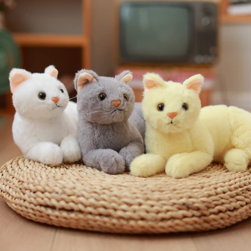 Amazon.co.jp: karonpeln 猫ぬいぐるみ リアル 本物そっくり