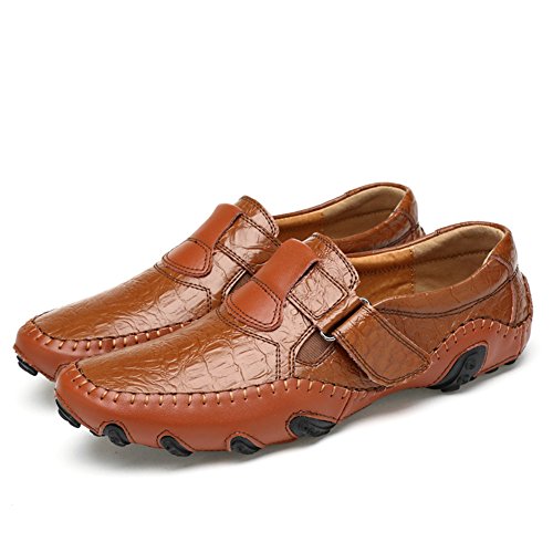 ChicWind Casual Slip On Loafers Shoes Leather Walking Driving Shoes4