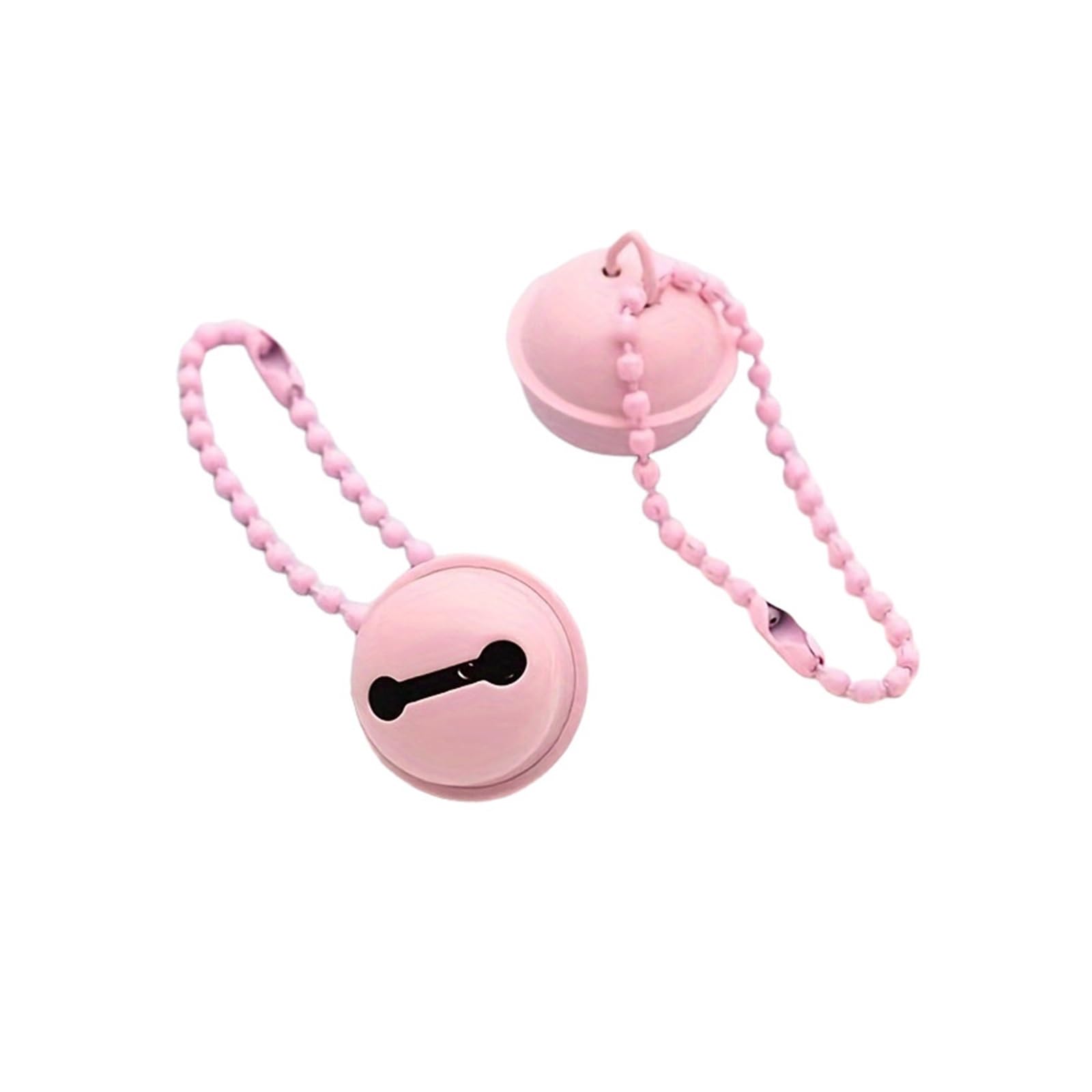Christmas Bells 50pcs Bead Chain Bell Keychain Pendant Diy Colorful For Suitcase Box Bag for Christmas Decor