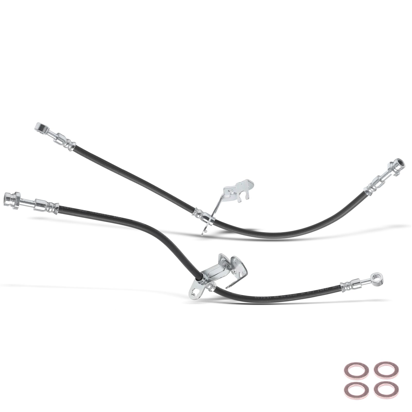 Frankberg 2 mangueras de freno delanteras 587312W000 | Compatible con: Gran Santa Fe, Santa Fe II CM, Santa Fe III DM DMA