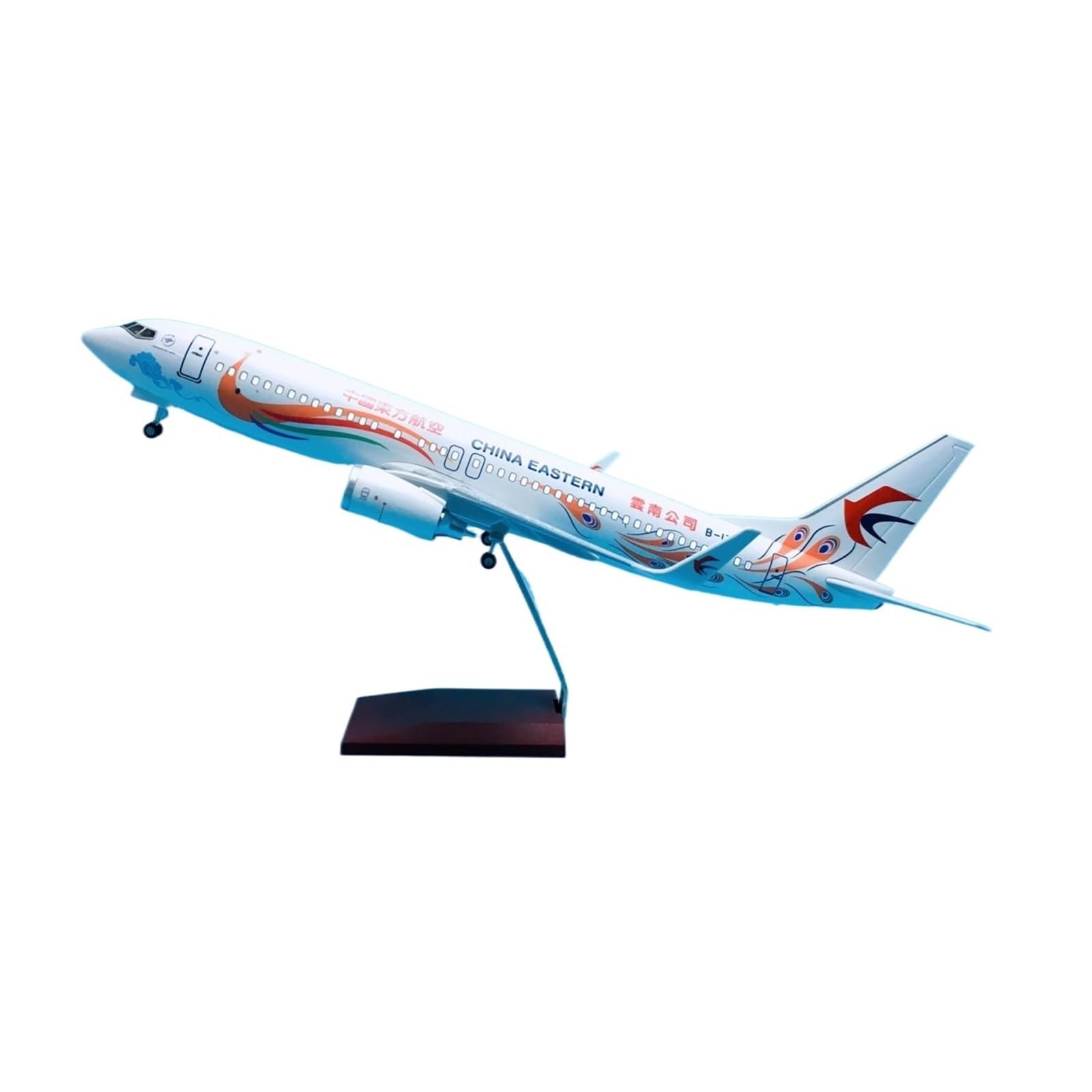 Modelos a escala aviones Boeing B737-800 miniatura coleccionable de 47cm 8