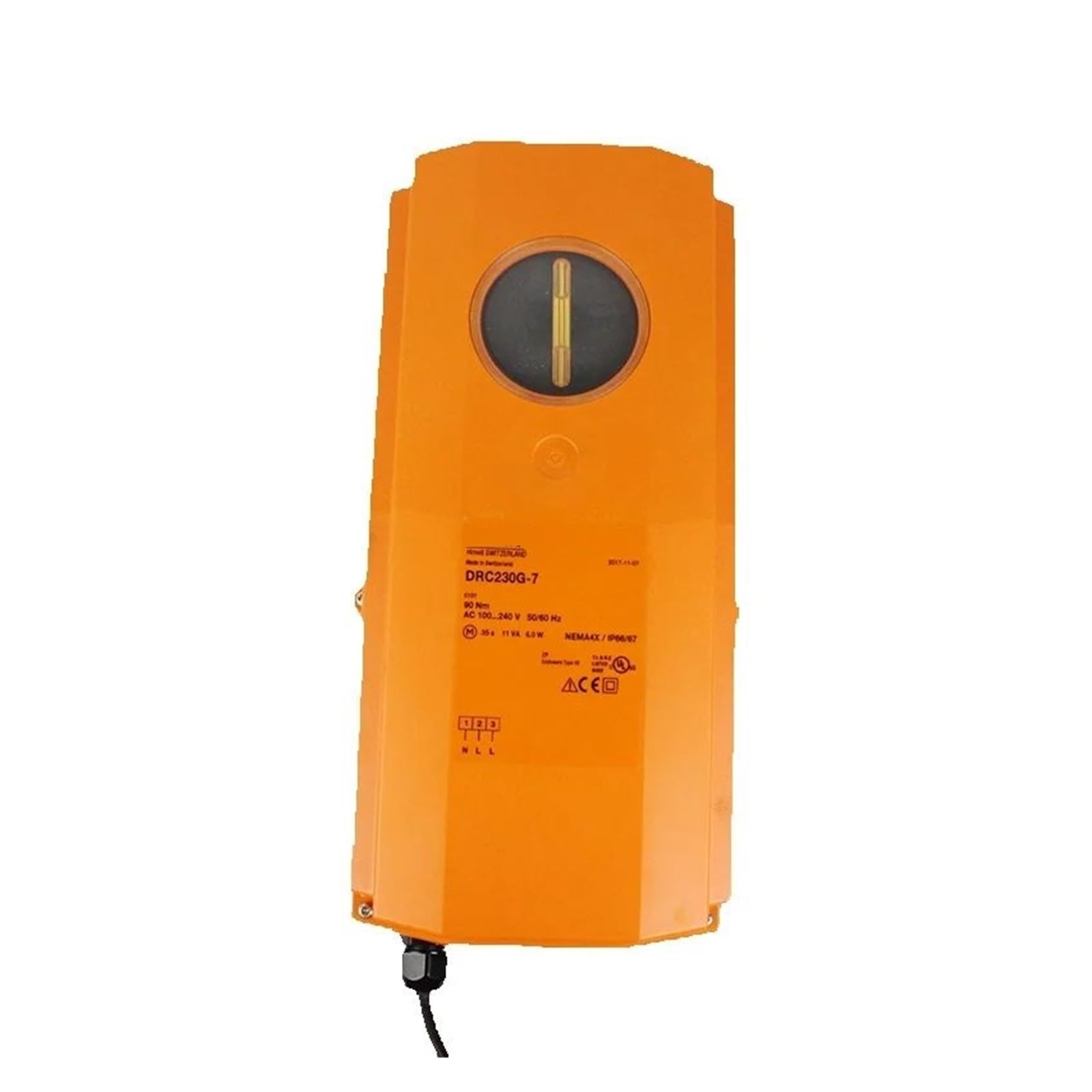 BFSYDLUJ DRC230G-7 Rotary Actuator for Butterfly Valves AC230V Max 90Nm