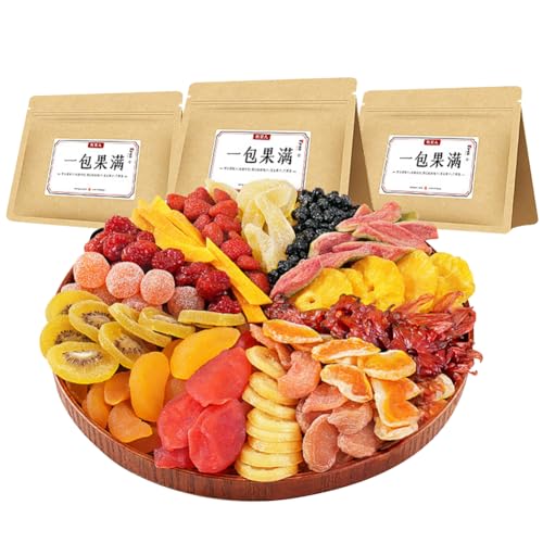 混合果干 450g/袋 ドライフルーツ 天然 ドライフルーツミックス ドライフルーツ いちごドライ キウイフルーツ マンゴードライ ブルーベリードライなど 水果干 フルーツ キャンディ カジュアルおやつ 健康おやつ 中国菓子 (3袋コンボパック(450*3
