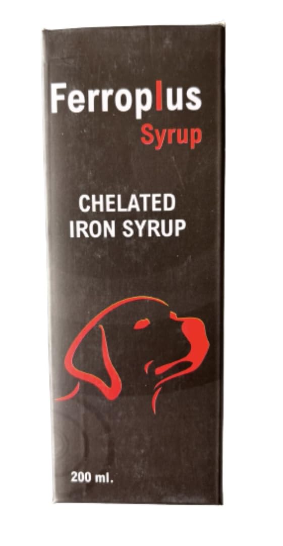 Ferroplus - Iron Supplements for Dog | Puppies | Cure Anemia | Immunity Booster 200 ml (Pack of 2) (B0CM3B7WNN) Amazon Price History, Amazon Price Tracker