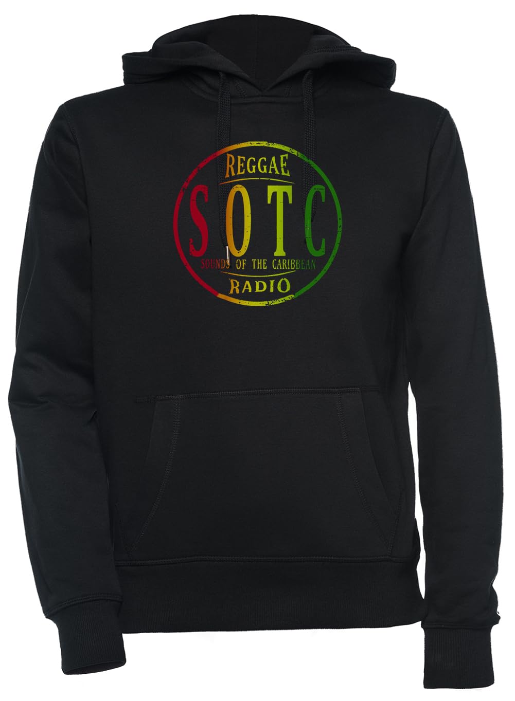 Oversized Logo Sotc Unisex Nero Felpa con Cappuccio Uomo Donna Unisex Black Jumper Men's Women's