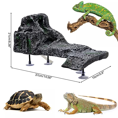 Svauoumu Turtle Basking Platform with Ramp, Reptile Floating Platform ...