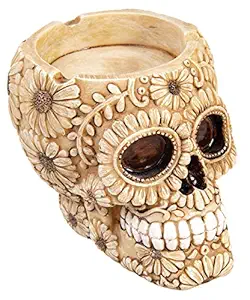 Fujima Polyresin Sugar Skull Ashtray - 4