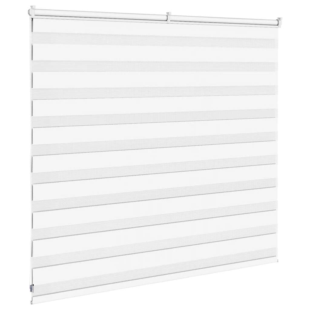 Store Zebre White 155x100 cm Poliester | 100% poliester, łatwy do czyszczenia, kontrola światła, montaż na ścianie lub oknie
