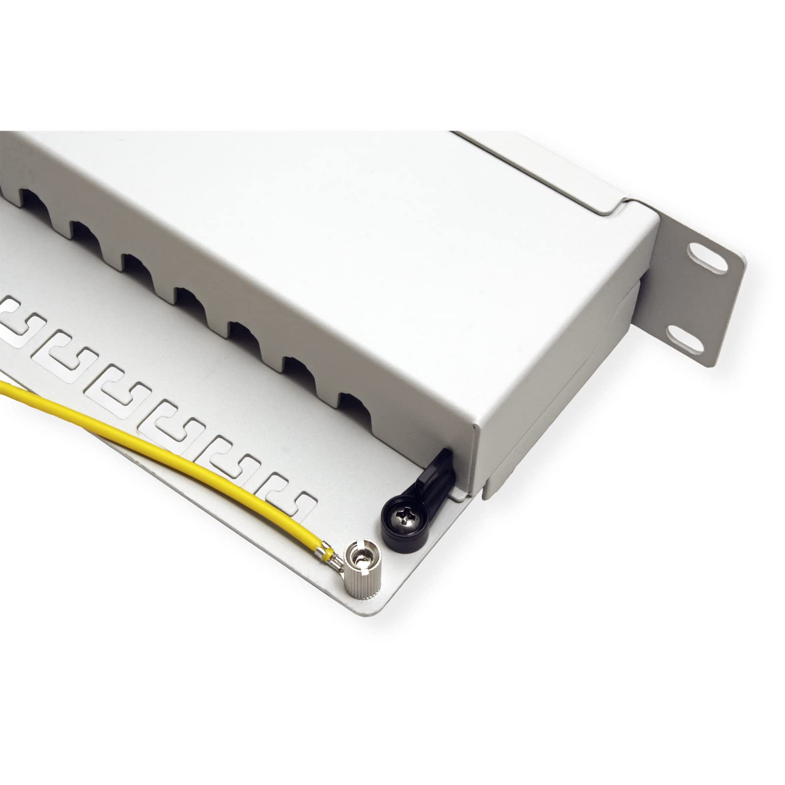Value | Panneau de Brassage Cat.6A 19" | 24 Ports | STP | Gris