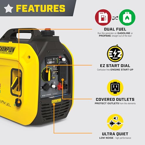 Champion Power Equipment 201323 2500-Watt Dual Fuel Portable Inverter Generator thumb #4