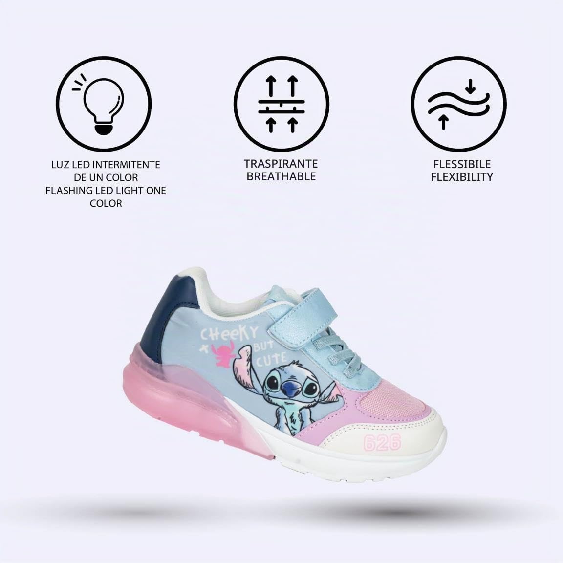 CERDÁ Life's Little Moments Sneakers Stitch per Bambini SneakerBambine e Ragazze