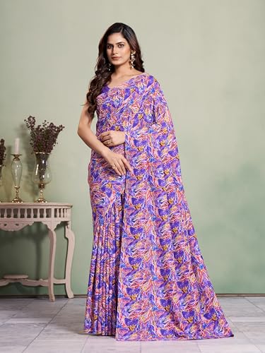 Image of Garden Vareli Art Silk Abstract Printed Saree
