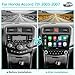 Car Radio Stereo for Honda Accord 7th Gen (2003-2007) Android 14 2GB+64GB Wireless CarPlay & Android Auto, 10-Inch IPS Touchscreen, Bluetooth WiFi GPS Navi, FM/AM, Backup Camera, SWC