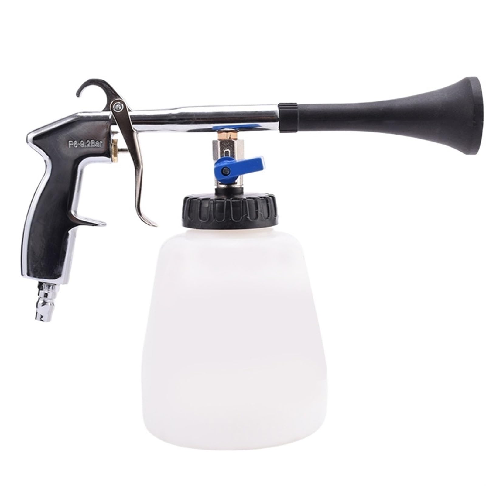Pistola de limpieza neumática for coche, negra, con cojinete giratorio, de alta presión, for lavado de coches(EU Plug)