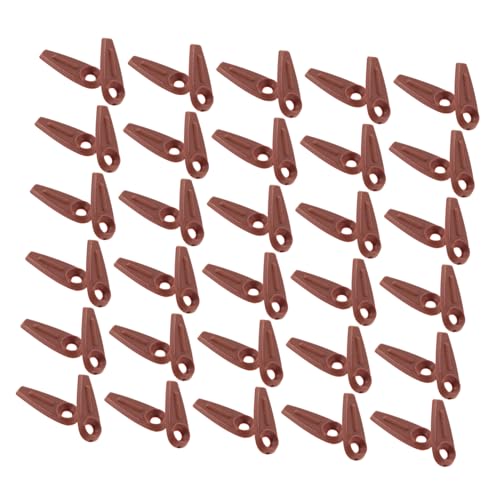 Image of DOITOOL 200PCS Durable Plastic Buckles with Screws for Securing Photo Frames Artworks Home Decor Multipurpose Hanging Hardware