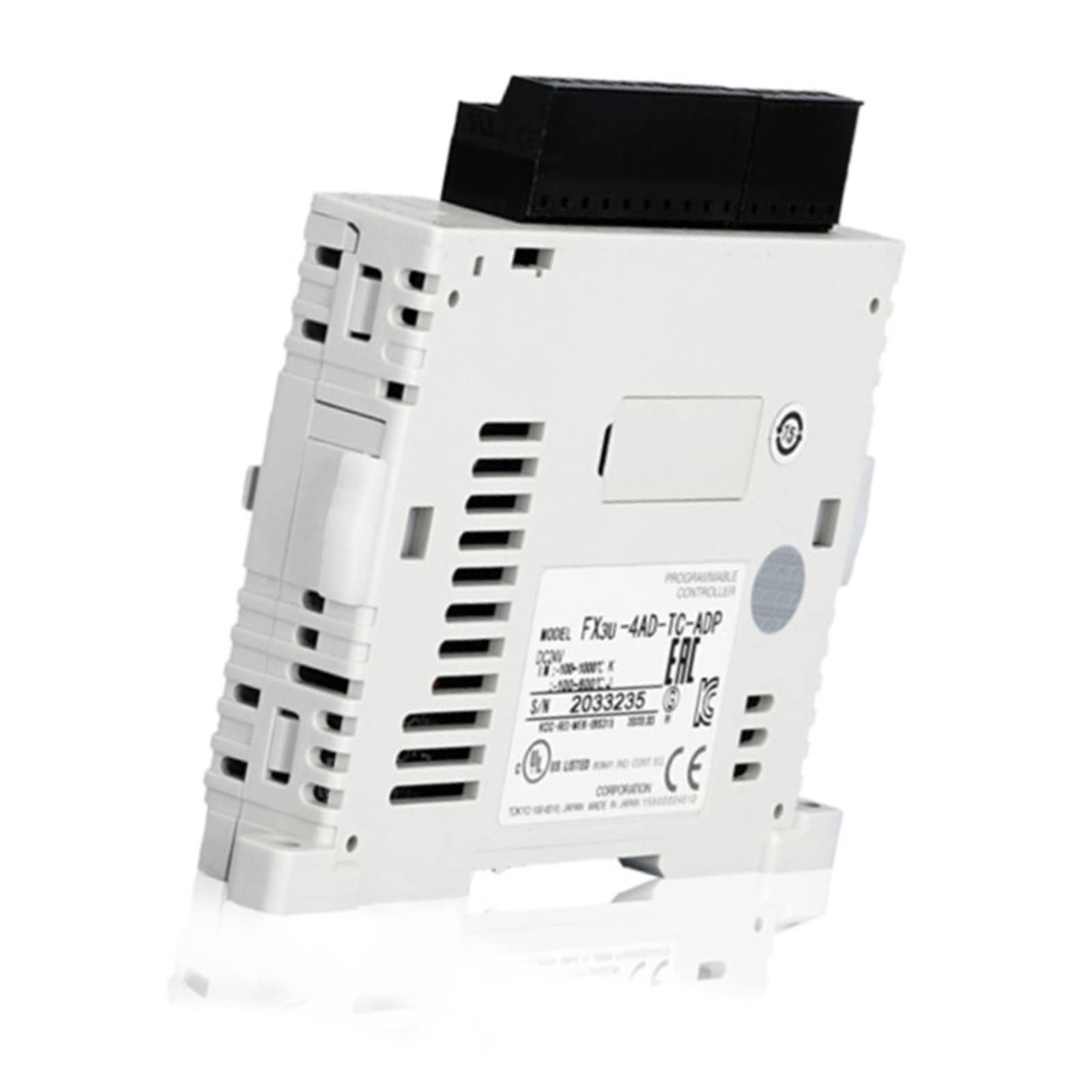 PLC Original FX3U-3A/4DA/4AD-ADP/232ADP/485ADP-MB Expansion Module Board (Color : FX3U-4AD-ADP)