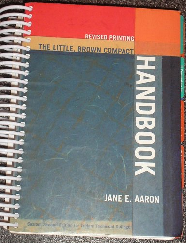 The Little, Brown Compact Handbook 0536823022 Book Cover