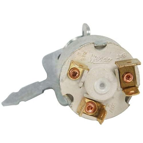 Miniatura 3 de Stevens Lake Parts E8NN11N572AB Interruptor de encendido con llaves para retroexcavadoras Ford