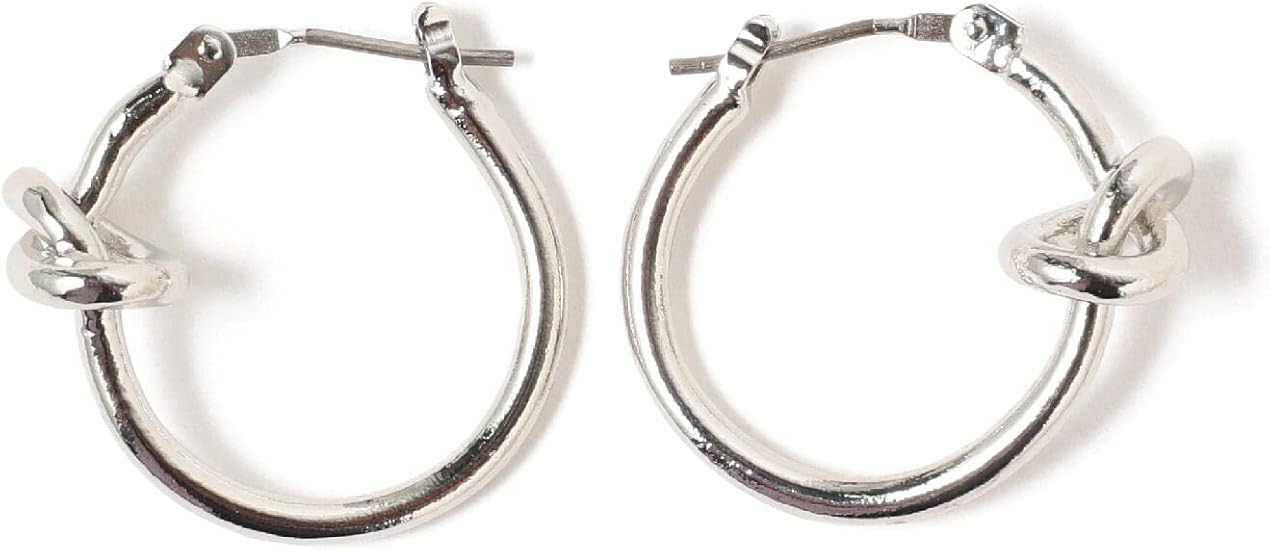 Amazon Co Jp レイビームス Ray Beams アクセサリー ノット フープ ピアス レディース Silver Free ファッション