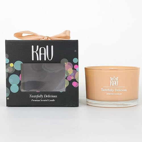 Miniatura 5 de KAV Velas perfumadas para decoración del hogar, sabrosamente deliciosas, velas perfumadas de primera calidad para mujeres y hombres, piedra