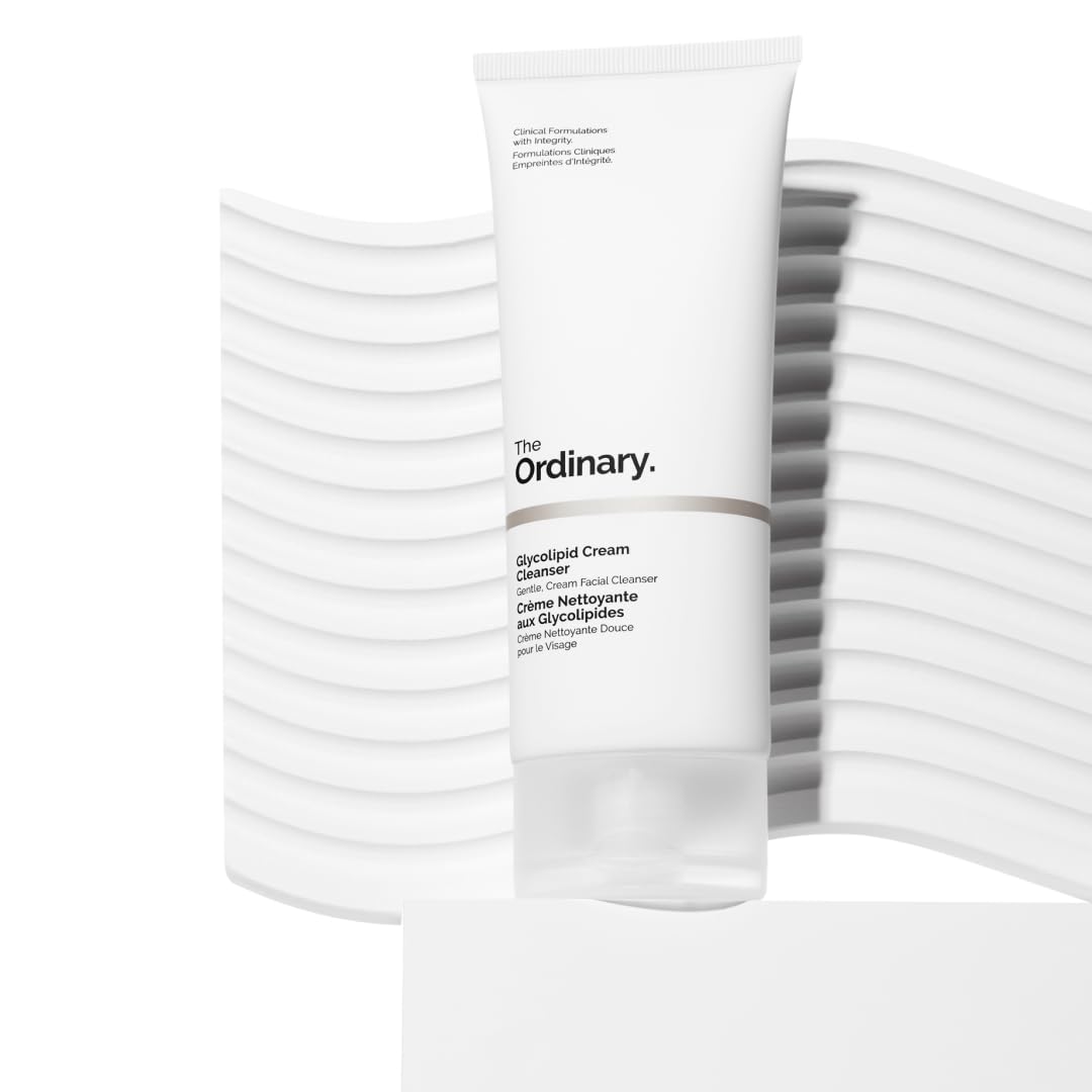 The Ordinary Glycolipid Cream Cleanser 150ml, Detergente cremoso viso glicolipidi, Struccante delicato con agenti glicolipidici di origine vegetale