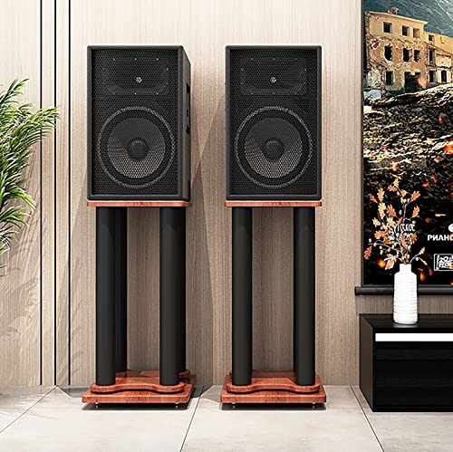 Supporti per altoparlanti in acciaio resistente con imbottitura in schiuma altezza 80 cm ideale per audio surround e da scaffale perfetto per linstallazione di home theater