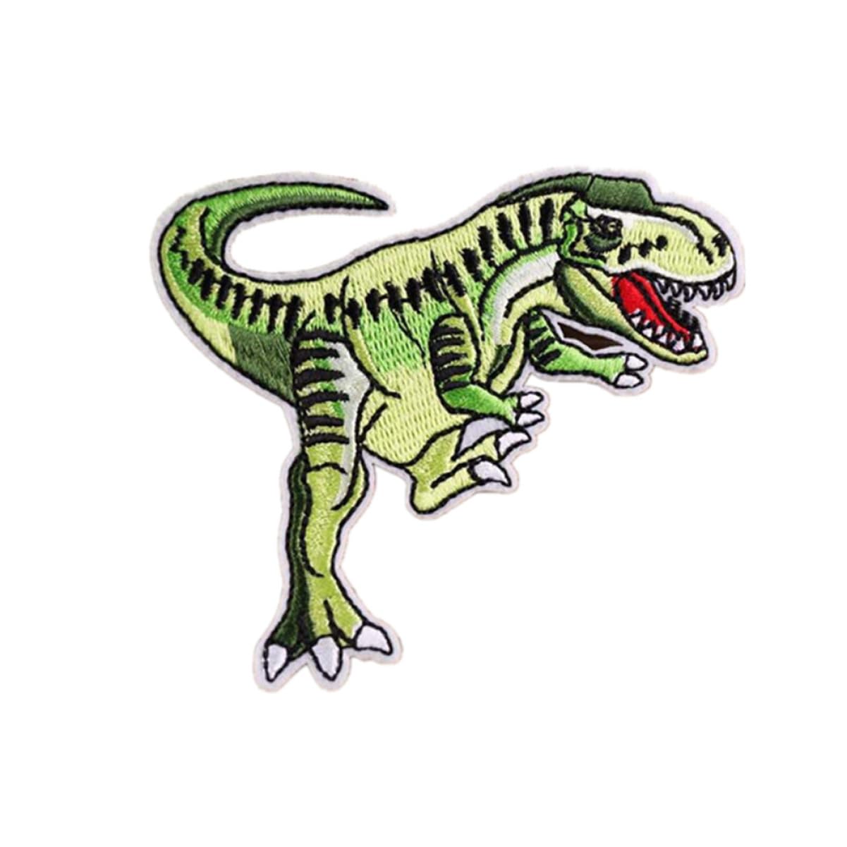 TEHAUX 42pezzi Toppe Termoadesive Dinosauro Per Ragazza Ragazza Patch Ricamate Per Giubbotti Jeans e Decorazioni Cartoni Animati Per Cucire e Riparare Abbigliamento