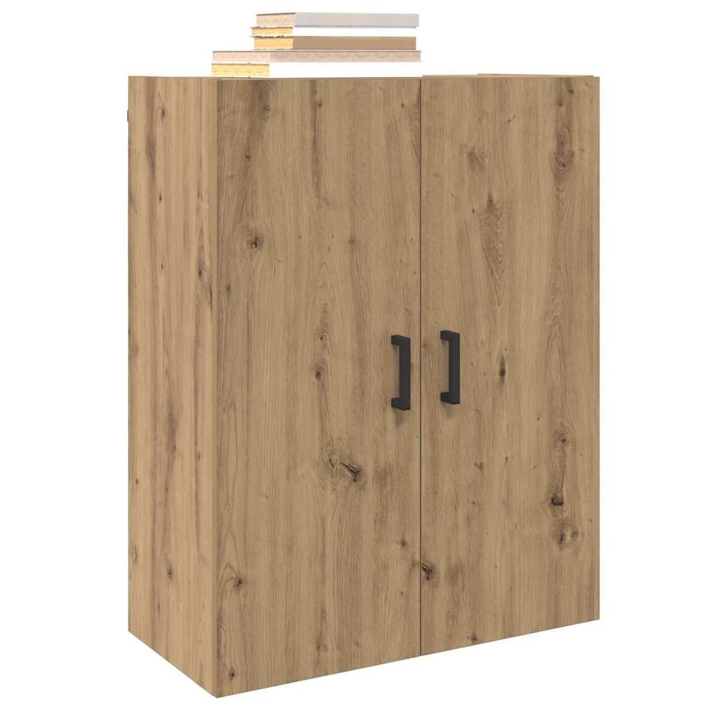Braun Szafa montowana na ścianie, 69,5 x 34 x 90 cm, materiał drewnopochodny, z 2 drzwiami, oszczędność miejsca do przechowywania, do salonu, sypialni, uniwersalny mebel