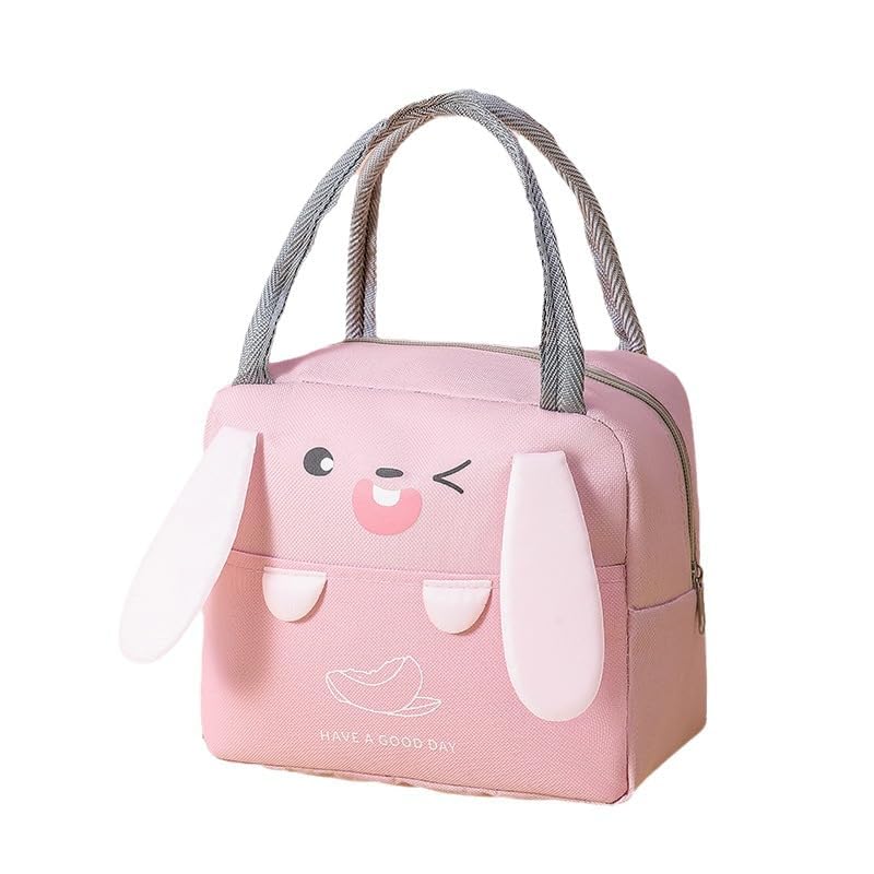 WUWYOUWL Lunch Bag,Cute Carton Insulated Lunch Box,Reusable Lunch Cooler Bags,Waterproof Lunchbag - Image 2