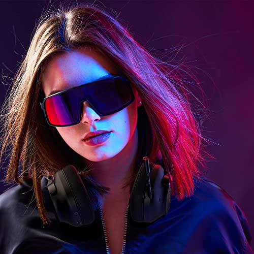 Picun 2.4Ghz/Bluetooth Wireless Gaming Headset For Pc, Ps5, Ps4, Bluetooth Headphones With Retractable Noise-Cancelling Microphone, Soft Memory Foam Over-Ear Headsets For Cell Phone, Laptop, Computer #TOP6