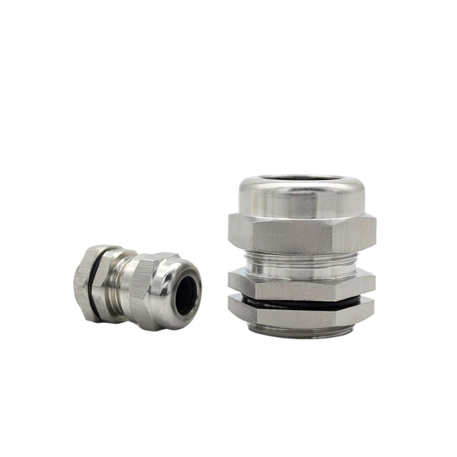 Pressacavo in ottone e acciaio inossidabile | Pressacavo di dimensioni multiple PG7 M20 Giunto di tenuta in ottone nichelato 304 316L(3PCS M32 15-22mm)