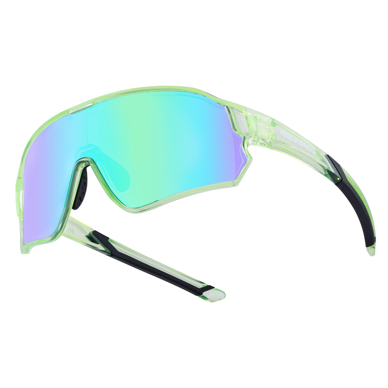 ROCKBROS Occhiali da Sole Ciclismo, Protezione UV400, Occhiali Polarizzati per Bici MTB Bambini Ragazzi, Occhiali Sportivi per Ciclismo Running, TR90+TAC