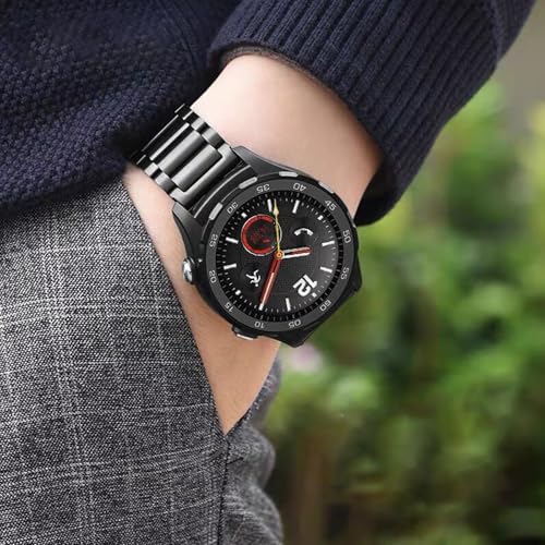 Image of Quick Release Stainless Steel Watch Band Matte Brushed Metal Watchband 14mm 16mm 18mm 20mm 22mm 24mm Universal Solid Stainless Steel Metal Smartwatch Bracelet Replacement Band for Men Women