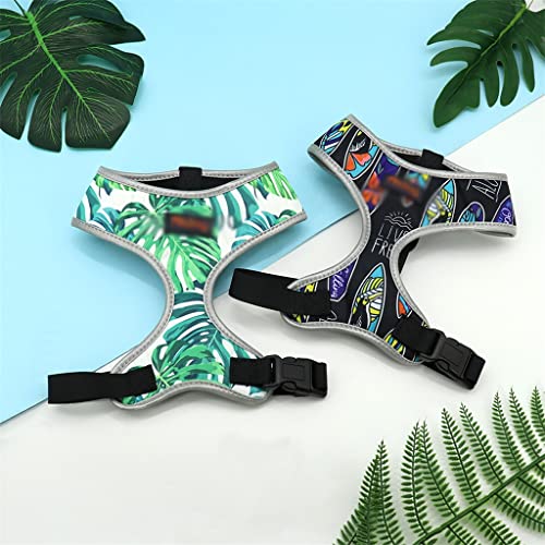 Oddychająca kamizelka z nadrukiem Odblaskowa kamizelka dla psa Puppy Małe i średnie kamizelki dla psa Walking Pet Accessories