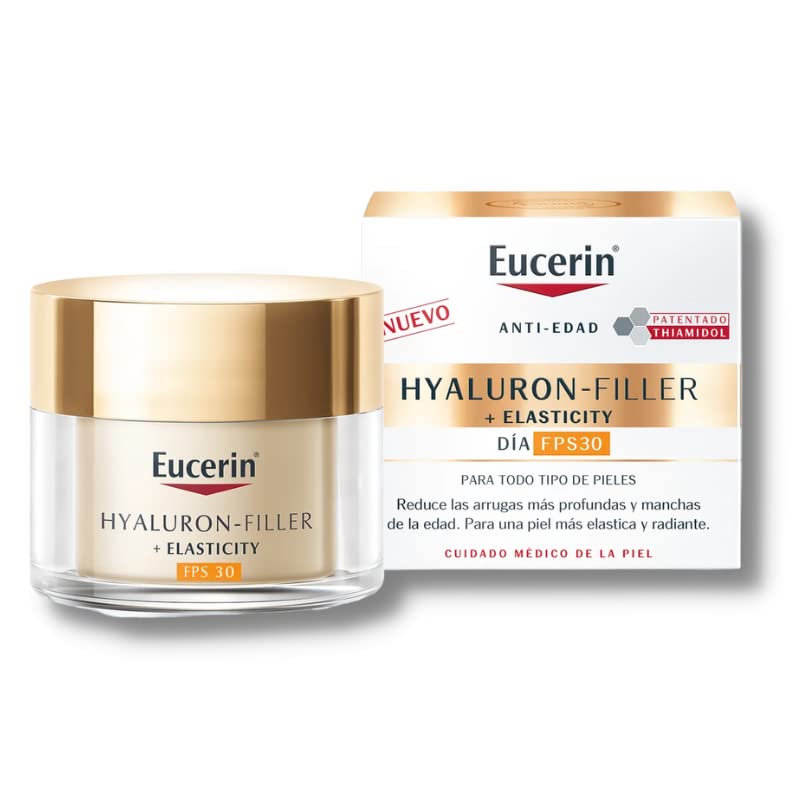 Eucerin Pack Hyaluron Filler Elasticity Crema SPF30+ 50ml + Contorno Ojos Regalo 15ml