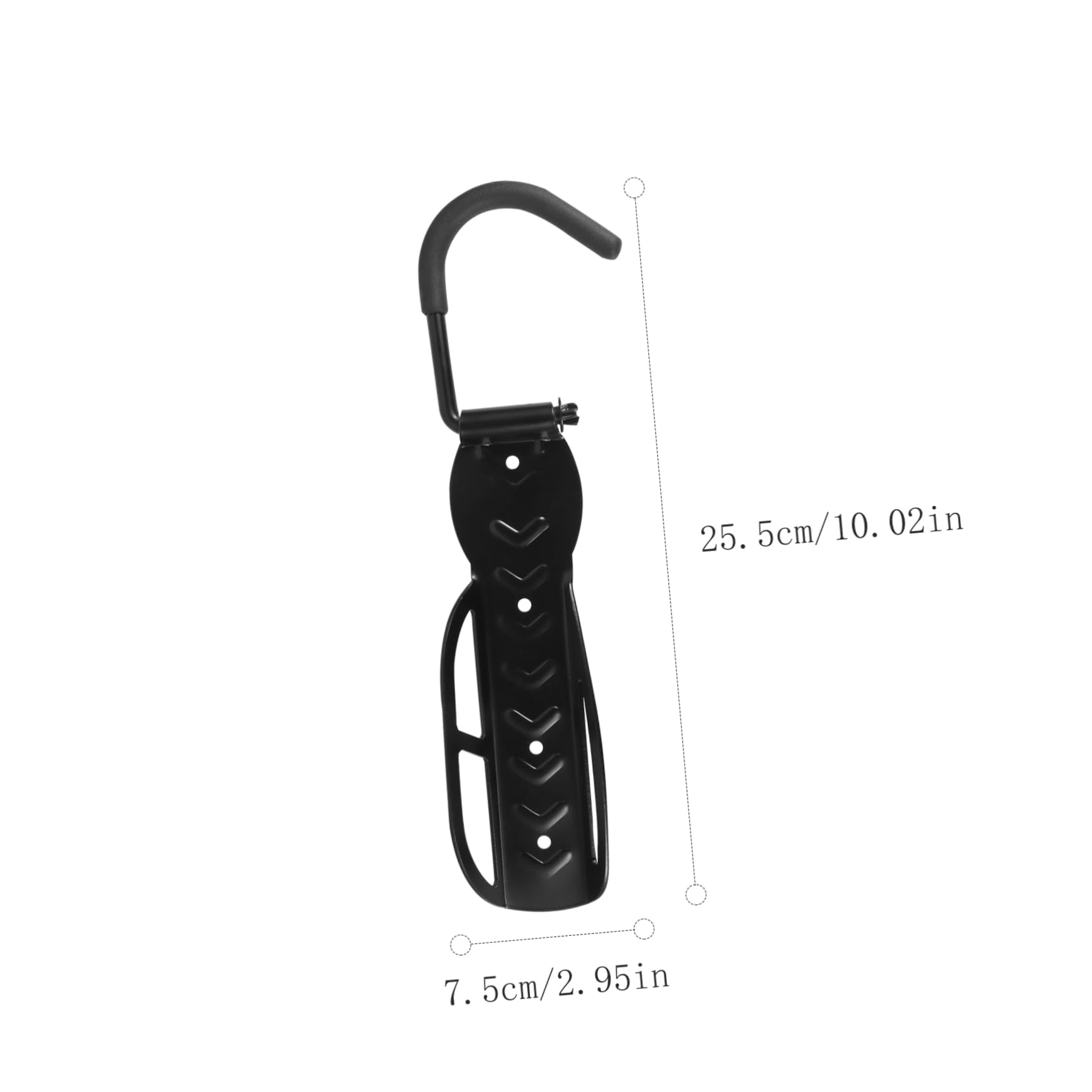 JOINPAYA Scooter Wall Mount Rack Heavy Duty Bike Storage Hook for Vertical Wall Hanging Space Saving Design Scratch Finish Easy Installation Supports Up to Black