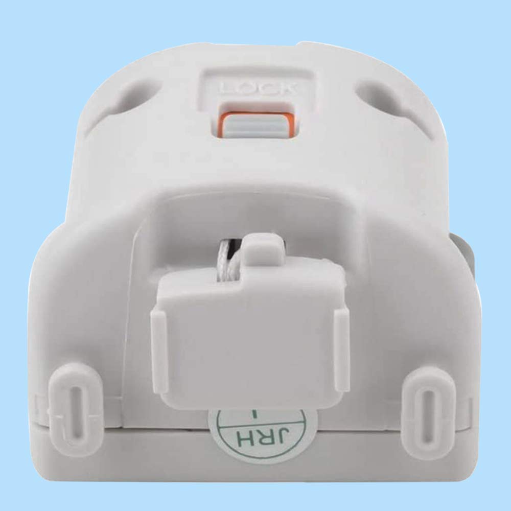 Wii Motion Plus Adattatore per telecomando originale Nintendo Wii, accessori esterni, adattatore Accelerator Handle Sensator Accelerator Motionplus per Wii U Wii Controller bianco (2 pezzi)