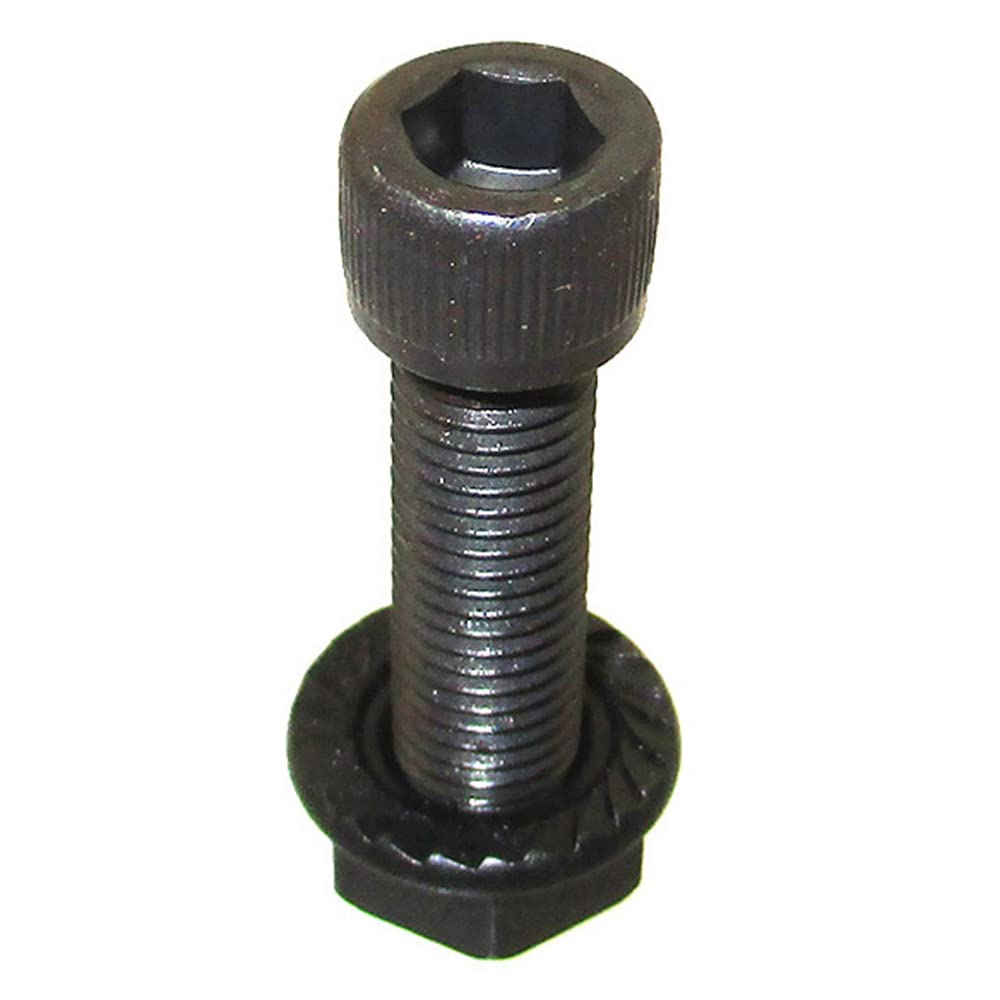 DJ-Motor 6pcs 5/16-24 x 1.25 Wheel Stud Bolt Serrated Hex Flange Nut for Go Kart