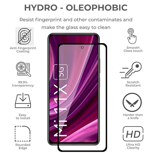 Image of Premium Tempered Glass Screen Protector for Xiaomi Mi 11X /Mi 11X Pro /Poco F3 /Mi 11I - HD Clarity, 9H Hardness, Easy Application