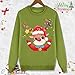 Christmas Matching 𝗣ajamas for Family : Cute Graphic Pullover Tops Long Sleeve Round Neck Xmas Costumes for Family