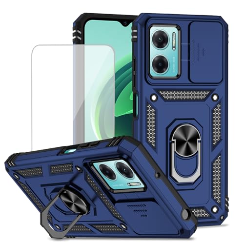 Coque Redmi Note 11E et Redmi 10 5G avec protège-écran et cache caméra