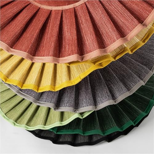 Women's Pleated Sun Hat - Foldable Wide Brim Straw Beach Hat, Summer Hat, Lightweight Travel Hat for Women4