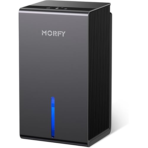 MORFY Dehumidifier, Small Dehumidifier for Bedroom Bathroom RV with Auto Shut Off, Compact Quiet Dehumidifiers for Room Home Closet Laundry Room