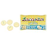 Lacasitos White Schokolinsen, Weiße Schokolade, 1 kg, Knuspriger Kern, Einzelportionen
