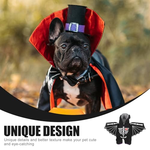 Disfraz de murciélago Halloween para perros talla L miniatura 7