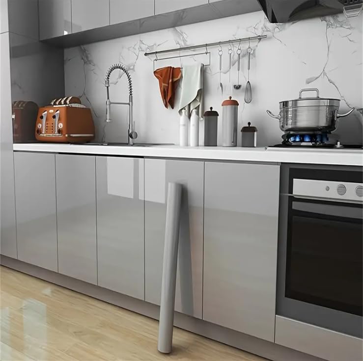 See full amazon price history chart for HOMSUN Contact Paper Peel & Stick Wallpaper Glossy for Cabinet Self Adhesive Kitchen Backsplash Shiny Waterproof Removable Wallpaper for Bedroom ((60cm X 100 IN), Light Grey Wall) HOMSUN Contact Paper Peel & Stick Wallpaper Glossy for Cabinet Self Adhesive Kitchen Backsplash Shiny Waterproof Removable Wallpaper for Bedroom ((60cm X 100 IN), Light Grey Wall) (B0CZJQF8WH) Amazon Price History, Amazon Price Tracker
