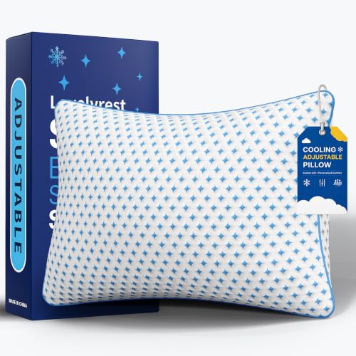 Image of King Pillow 1 Pack, Cooling Shredded Memory Foam Pillow