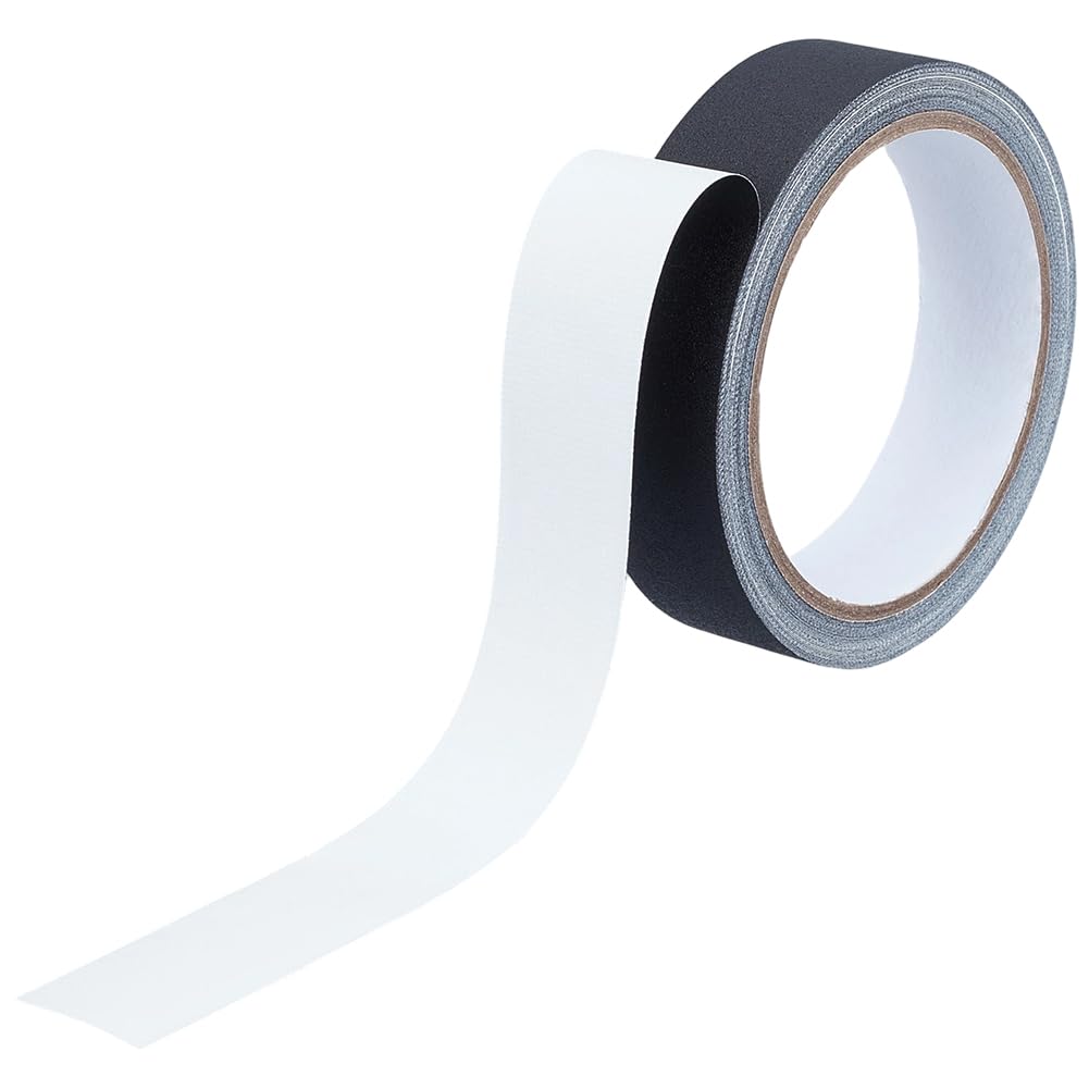 GORGECRAFT 10m*26mm Cloth Bookbinding Repair Tape Black Book Binding Tape Adhesive Duct Tape Self Adhesive Library Book Seam Sealing Craft Tape for Spines Hinges Covers Bibles Hymnals Libraries