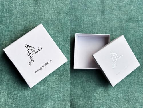 Image of Parnika (Formerly MJ 925 Traditional Silver & Black Crystals Baby Nazariya Kids Silver Bracelet in Pure 92.5 Sterling Silver for Kids - One pair
