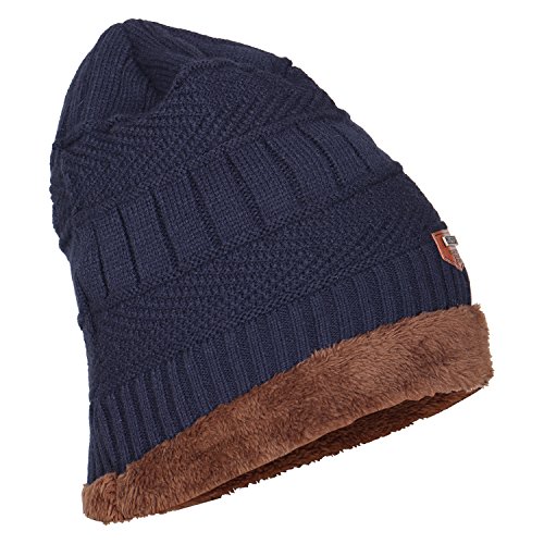 Image of iSWEVEN Fashionable Woolen Beanie Cap for Men- (4014, Free Size)